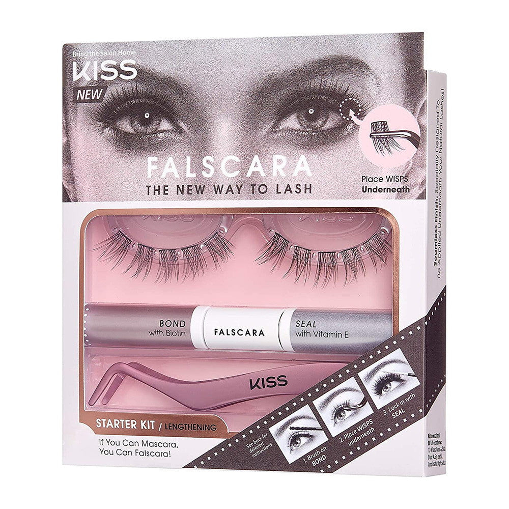 Kiss Falscara Eyelash Starter Kit, 1 Ea